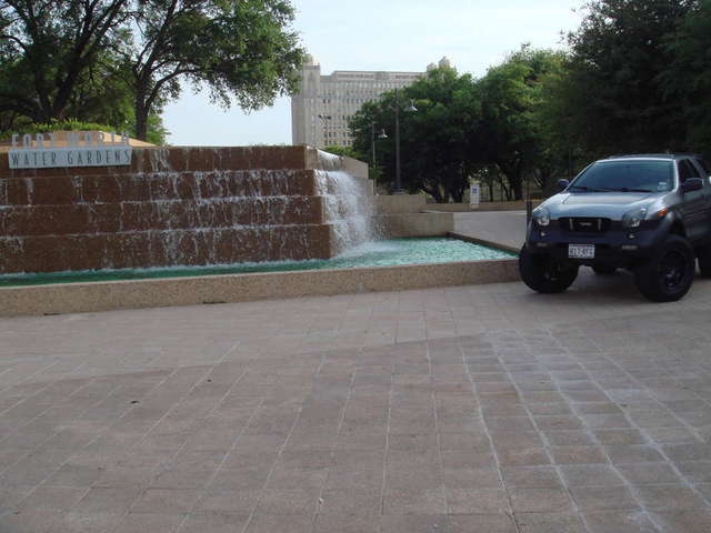 In front of water gardens. #1