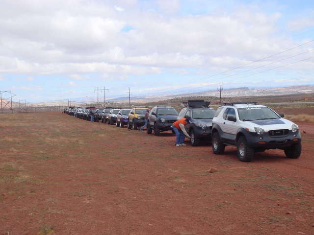 Airing down before Vx run