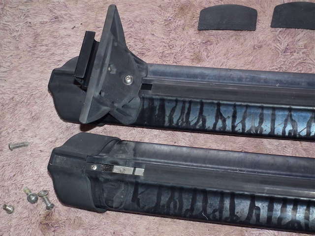 Cleaning/restoring process for OEM roof rack