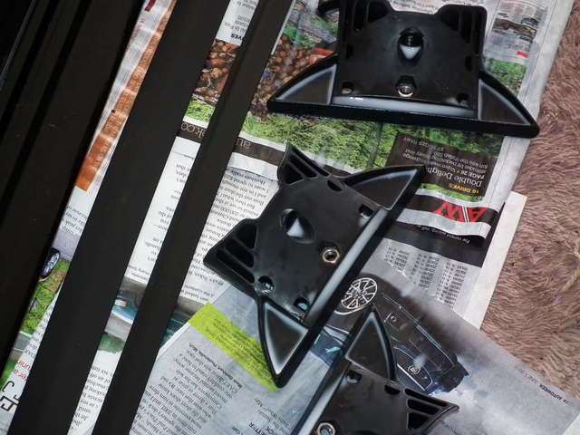 Cleaning/restoring process for OEM roof rack
