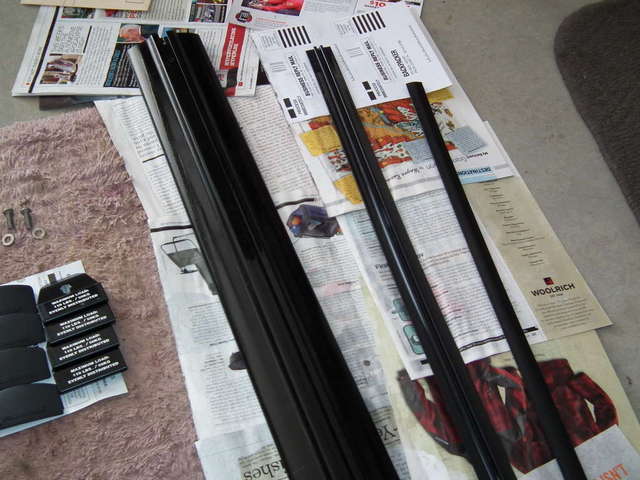 Cleaning/restoring process for OEM roof rack
