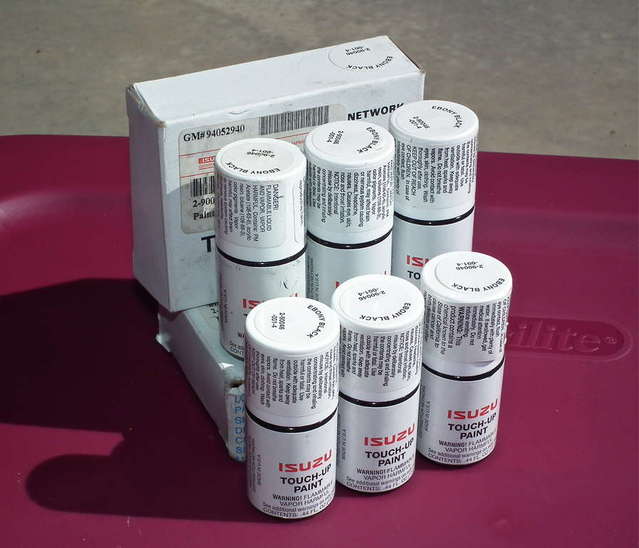 OEM Ebony Black touch up paint