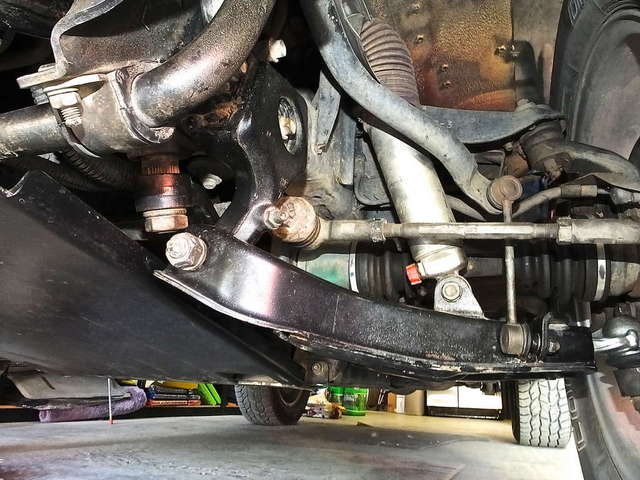 Repaired driver side Lower control arm