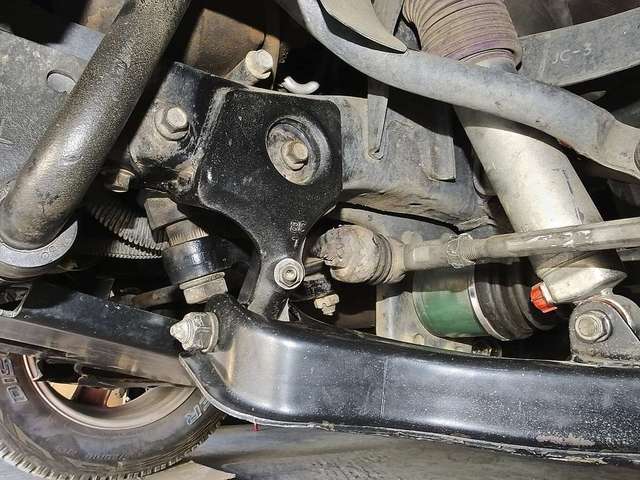 Repaired driver side Lower control arm