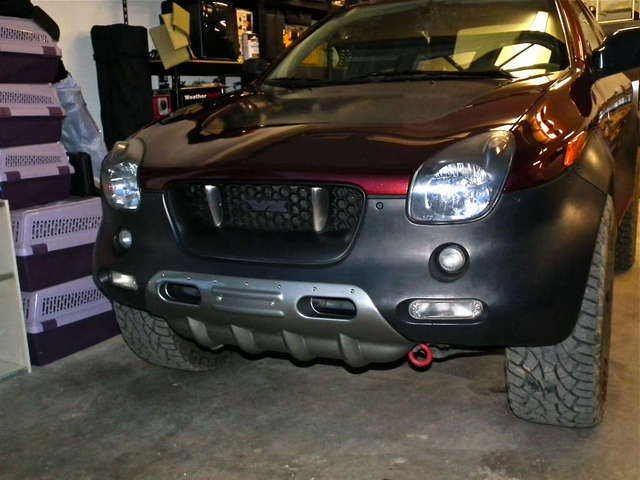 Front skid installed