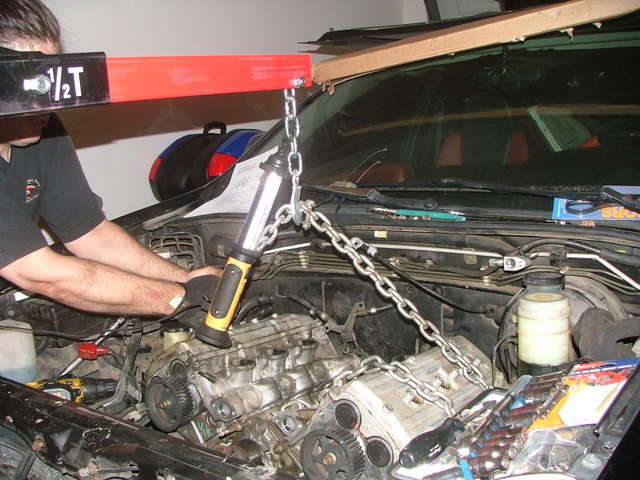 0179's engine removal and broken crank
