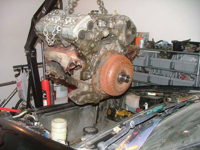 0179's engine removal and broken crank