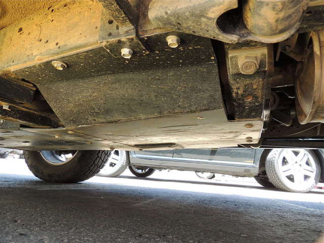 KILBY skid plates after 3 MOAB trips