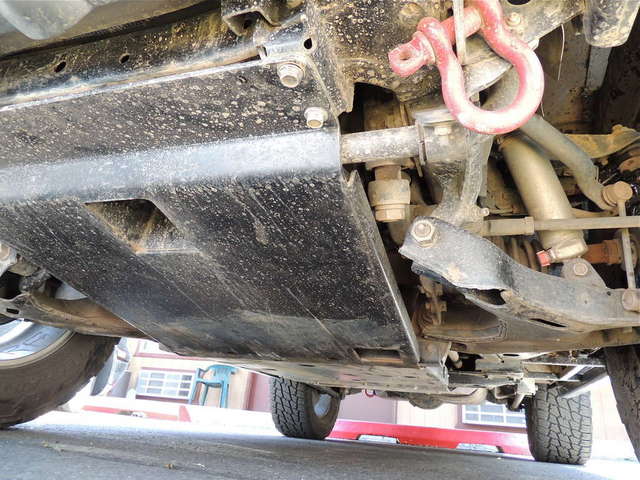 KILBY skid plates after 3 MOAB trips
