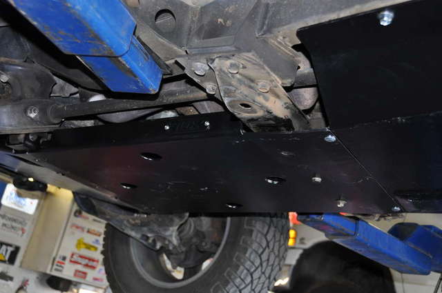 Kilby skid plates installed