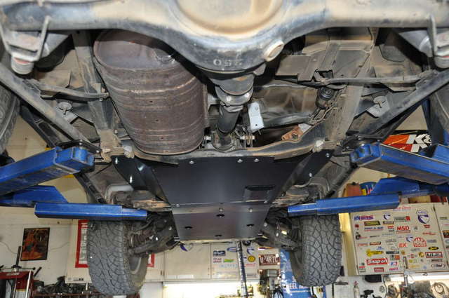 Kilby skid plates installed