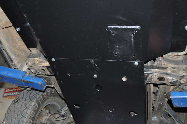 Kilby skid plates installed
