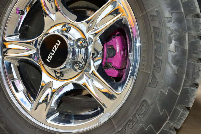 Brake calipers painted with G2 paint