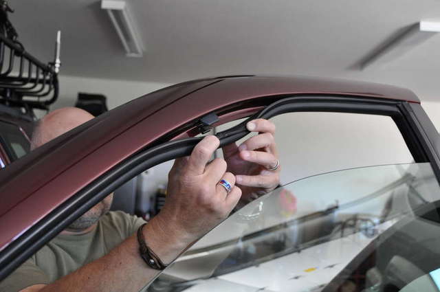 Rubber window gasket
