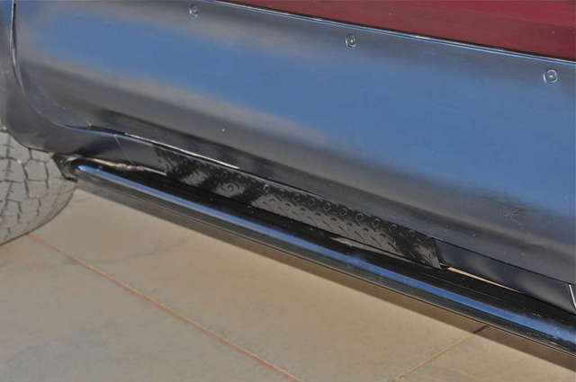 Custom aluminum diamond treadplate sill plates