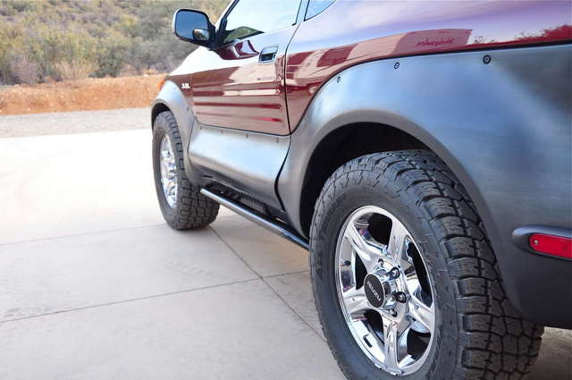 Diamond tread plate on sills