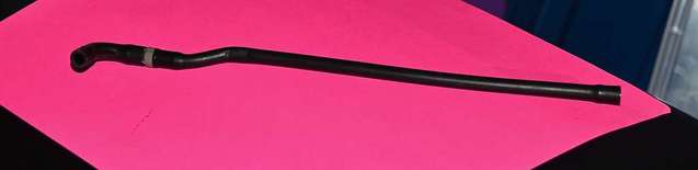 Windshield washer fluid squirt tubing