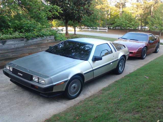 DeLorean and Fiero