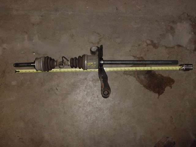 Driver Side Axle Extended