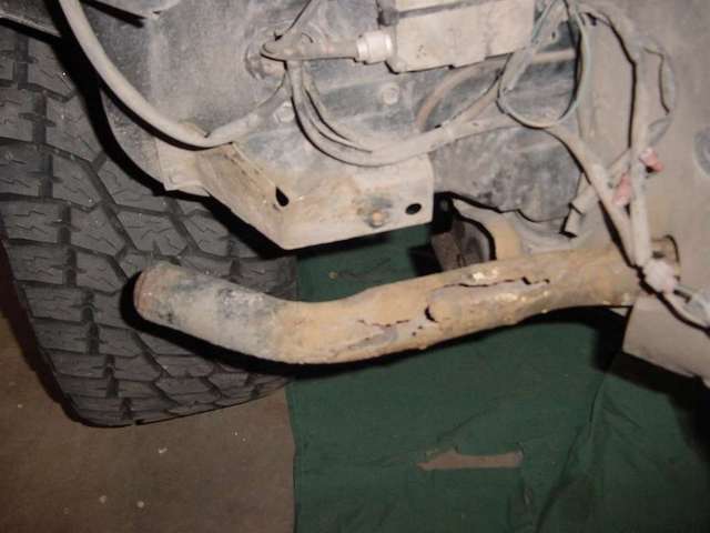 Old Bumper Passenger Corner