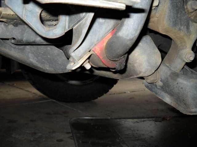 Front skid plate mount