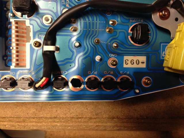 Gauge Cluster Back - Power Drive Close Up