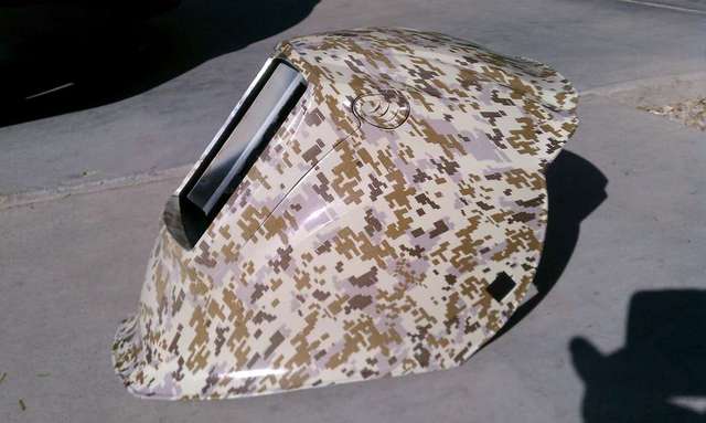 another dipped welding helmet