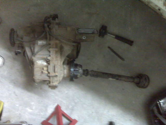 Front Propeller attached to transfer case