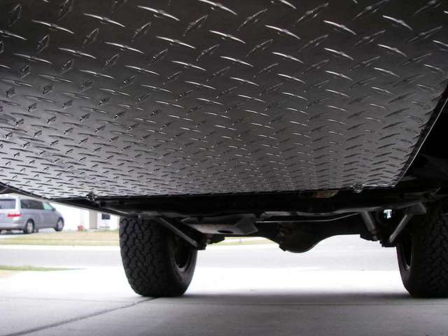 Skid plate install and fabrication