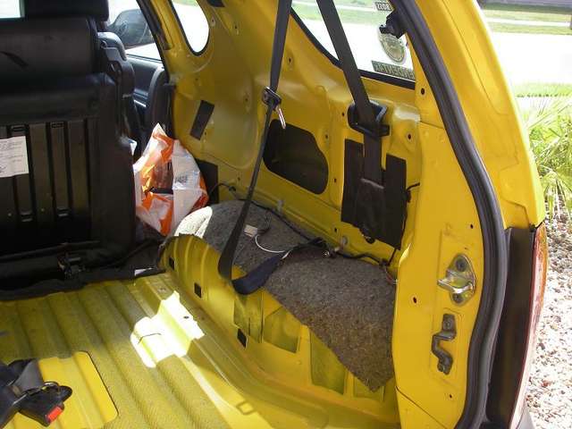 Rear cargo conversion