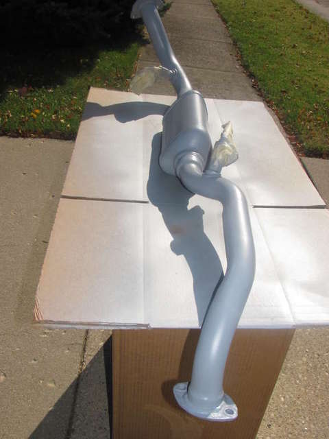 Isuzu VX Exhaust system re-fit