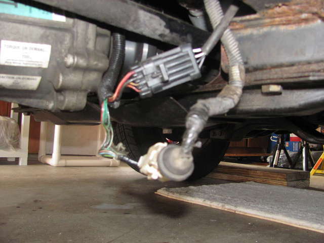 TOD/O2 sensor wiring location