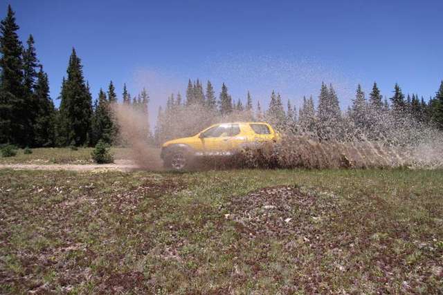 Playing in the mud