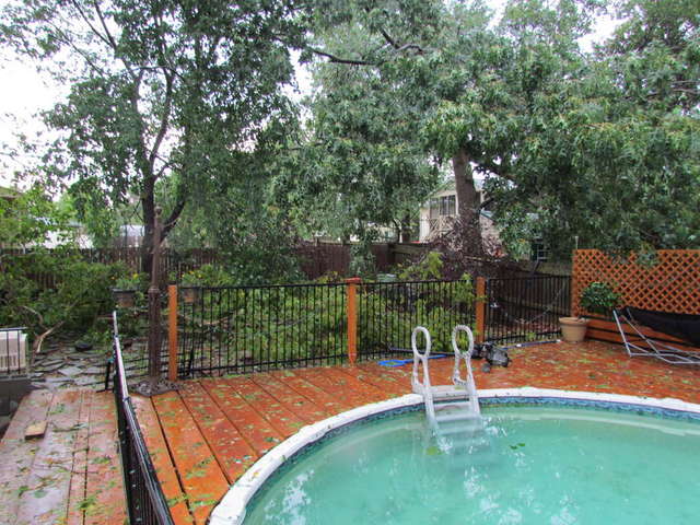 Tornado damage