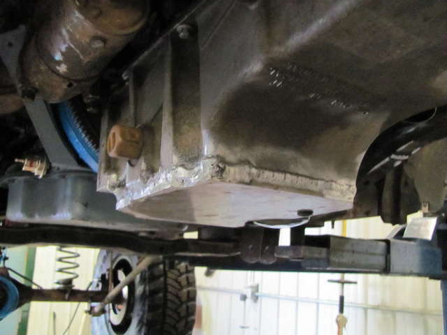 Oil pan had to be shortened