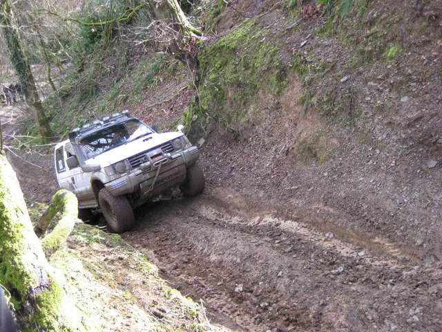 Pajero on Exmoor