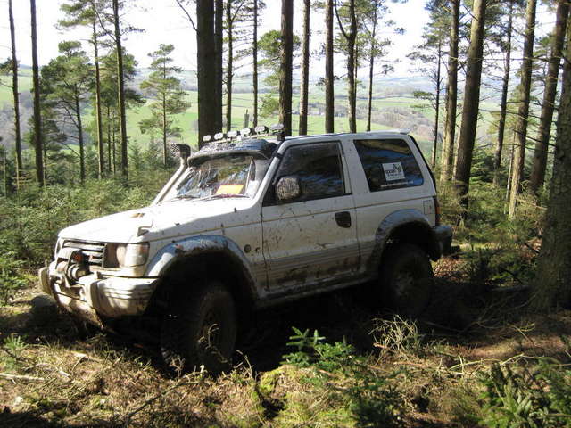Pajero on Exmoor