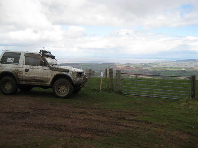Pajero on Exmoor