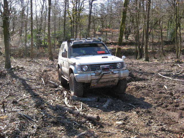 Pajero on Exmoor