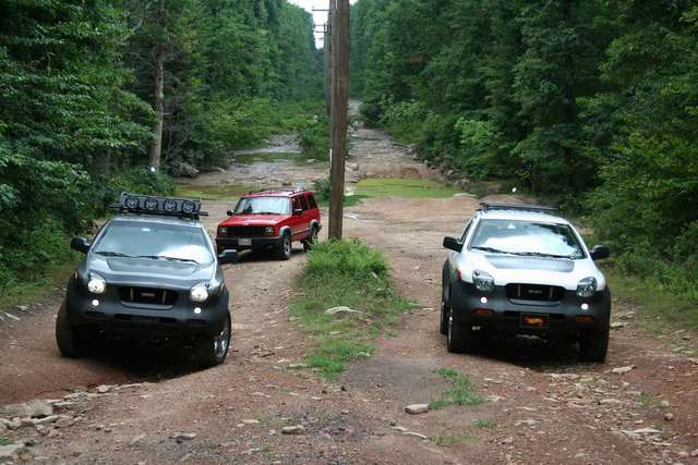 racing up the hill