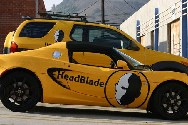 The HeadBlade VX and Lotus Elise