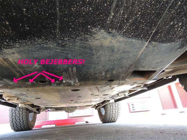 KILBY skid plates after 2012 MOAB