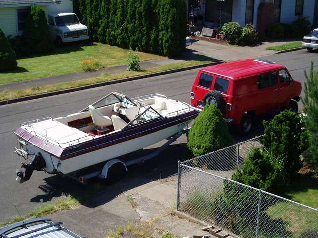 Van w/ Boat
