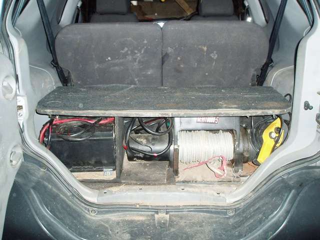 reer mounted 10000lbs winch