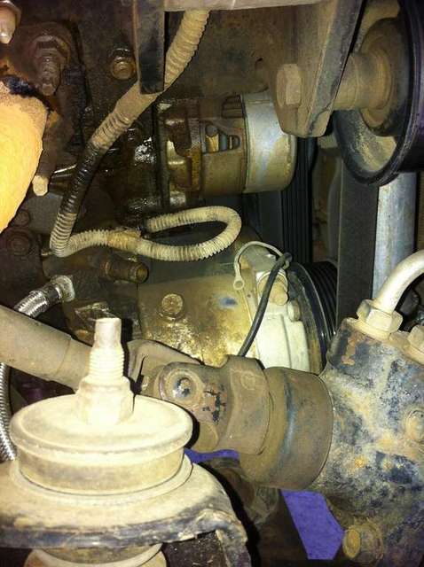 Alternator &amp; air compressor