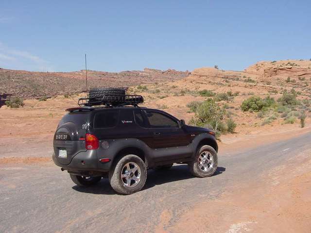 Vicki in off-road dress