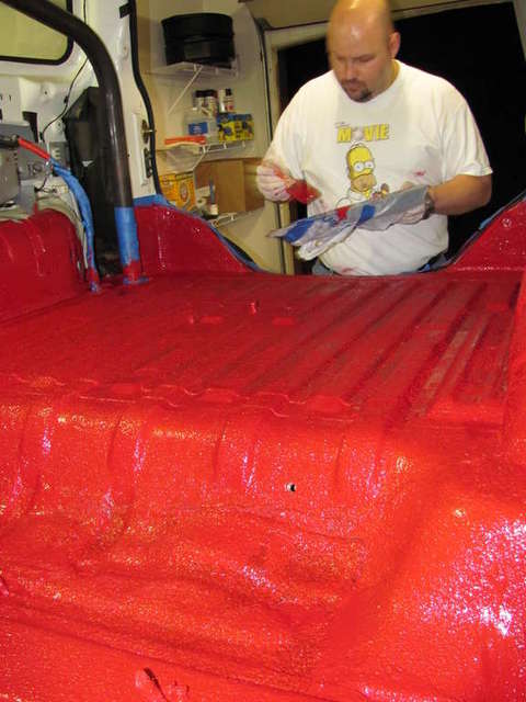 First coat of Durabak