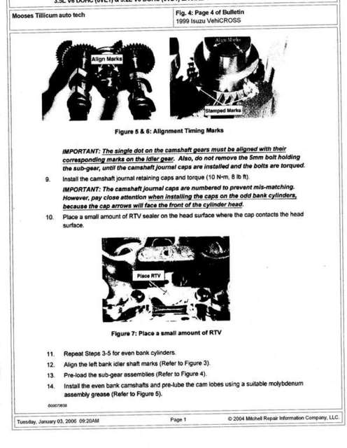 Timing Belt TSB Page 4