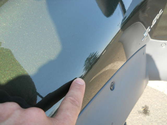 Biggest paint scratch I could find