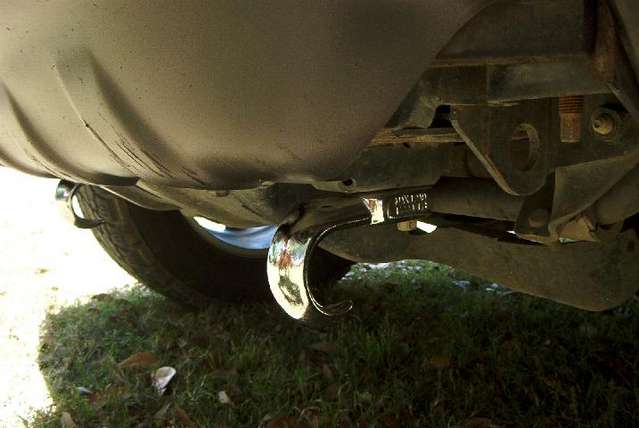 close up of tow hooks